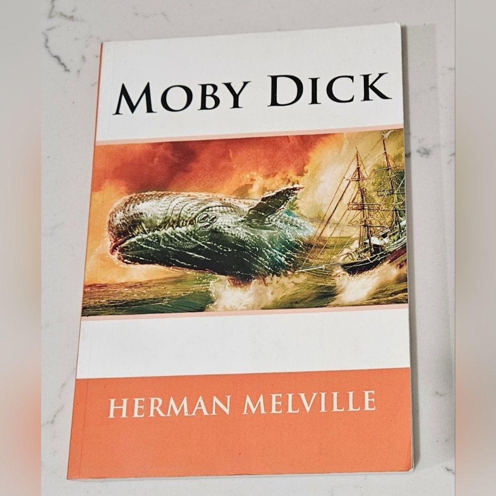 Moby Dick Herman Melville Paperback Coffee Table Book Classic Novel BOGO